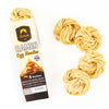 Siam Ramen egg noodles packaging with uncooked noodles on a white background